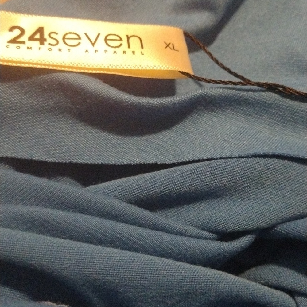 24Seven Luxe Blue Dress – Effortless Elegance & Comfort, Women’s Size XL NWT - Picture 7 of 8